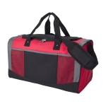 Sporttas van 600D polyester met handvatten en verstelbare riem kleur zwart tweede weergave