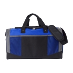 Sporttas van 600D polyester met handvatten en verstelbare riem kleur blauw eerste weergave