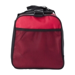 Sporttas van 600D polyester met handvatten en verstelbare riem kleur rood derde weergave