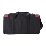 Sporttas van 600D polyester met handvatten en verstelbare riem kleur rood vierde weergave