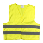 Gepersonaliseerde polyester reflecterend vest voor kinderen maat XXS