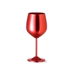 Aluminium wijnglas bedrukken in metallic kleuren van 540 ml kleur rood  negende weergave