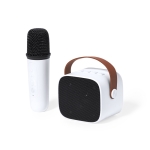 Karaokeset met speaker en microfoon origineel cadeau voor klant zevende weergave