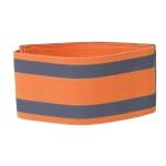 Elastische armband van polyester met twee reflectie banden  negende weergave