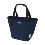 Isothermische tas gemaakt van gerecycled materiaal met comfortabele handvatten kleur marineblauw