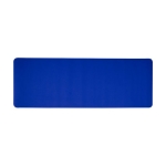 6 mm antislip gerecyclede plastic yogamat bedrukken kleur blauw tweede weergave voorkant