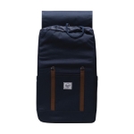 Gerecyclede rugzak voor 15” laptop Herschel Retreat™ kleur marineblauw derde weergave voorkant