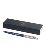 Premium pen met houder van gerecycled roestvrij staal Parker Jotter met afdrukgebied