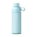 Thermosfles van staal en kunststof met glazen dop Ocean Bottle 500ml kleur pastel blauw weergave bedrukking logo 2