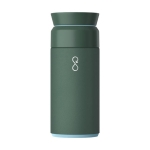 Thermoskan van rvs en recycled materiaal Ocean Bottle 350 ml kleur donkergroen