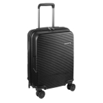 Stevige trolley met wielen en geïntegreerd slot 32L kleur zwart met afdrukgebied