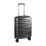 Stevige trolley met wielen en geïntegreerd slot 33L kleur grijs gedetailleerde weergave