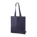 Tas van denim en gerecycled katoen met lange hengsels, 250 g/m2 kleur jeans blauw tweede weergave