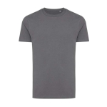 T-shirt van gerecycled en biologisch katoen casual fit 180 g/m2 Iqoniq kleur grijs