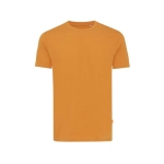 T-shirt van gerecycled en biologisch katoen casual fit 180 g/m2 Iqoniq kleur oranje