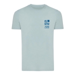 T-shirt van gerecycled en biologisch katoen casual fit 180 g/m2 Iqoniq kleur pastel groen tweede weergave