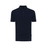 Regular fit piqué polo van eco-katoen 220 g/m2 Iqoniq Yosemite kleur marineblauw