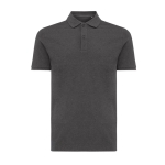 Regular fit piqué polo van eco-katoen 220 g/m2 Iqoniq Yosemite kleur taupe grijs