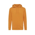 Slim fit sweatshirt van gerecycled en biologisch katoen 340 g/m2 Iqoniq kleur oranje