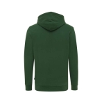 Slim fit sweatshirt van gerecycled en biologisch katoen 340 g/m2 Iqoniq kleur donkergroen vijfde weergave