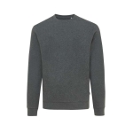 Eco-katoen gemêleerd sweatshirt Iqoniq Denali 340 g/m2 kleur gemarmerd grijs