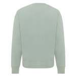 Oversized sweatshirt van ecokatoen 340 g/m2 Iqoniq kleur olijfgroen tweede weergave