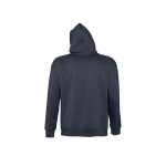 Sweatshirt met capuchon en dik fleece logo 320 g/m2 SOL'S Slam kleur marineblauw achter aanzicht