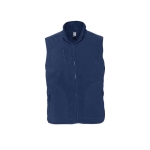 Polyester unisex fleece vest bedrukken met rits 320 g/m2 SOL'S Norway kleur marineblauw