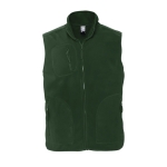 Polyester unisex fleece vest bedrukken met rits 320 g/m2 SOL'S Norway kleur miliair groen tiende weergave