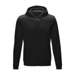 Heren GOTS biokatoenen sweatshirt 280 g/m2 Elevate NXT kleur zwart tweede weergave voorkant