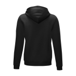 Heren GOTS biokatoenen sweatshirt 280 g/m2 Elevate NXT kleur zwart tweede weergave achterkant