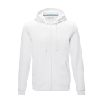 Heren GOTS biokatoenen sweatshirt 280 g/m2 Elevate NXT kleur wit tweede weergave voorkant