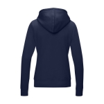 Biokatoen sweatshirt GOTS dames 280 g/m2 Elevate NXT kleur marineblauw tweede weergave achterkant