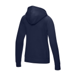 Biokatoen sweatshirt GOTS dames 280 g/m2 Elevate NXT kleur marineblauw derde weergave achterkant