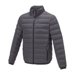 Donsjacket van polyester voor heren 164 g/m2 Elevate Life kleur donkergrijs