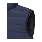 Heren donsvest met logo van polyester 164 g/m2 Elevate Life kleur marineblauw weergave detail 1