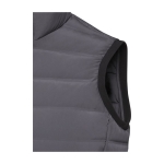 Donsvest voor dames van polyester 164 g/m2 Elevate Life kleur donkergrijs weergave detail 1