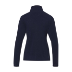 Dames fleecejas van gerecycled polyester 174 g/m2 Elevate NXT kleur marineblauw tweede weergave achterkant