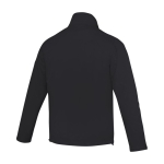 Heren jas met logo van 320T nylon en polyester 60 g/m2 Elevate Life kleur zwart derde weergave achterkant