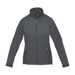 Damesjas Nylon 320T & Polyester 60 g/m2 Elevate Life kleur donkergrijs tweede weergave voorkant