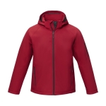 Heren polyester jas bedrukken 250 g/m2 Elevate Essentials kleur rood tweede weergave voorkant