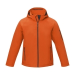 Heren polyester jas bedrukken 250 g/m2 Elevate Essentials kleur oranje tweede weergave voorkant