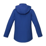 Dames polyester jas met logo 250 g/m2 Elevate Essentials kleur blauw tweede weergave achterkant