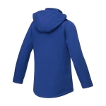 Dames polyester jas met logo 250 g/m2 Elevate Essentials kleur blauw derde weergave achterkant