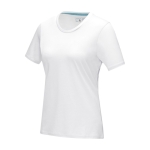 Dames promotie T-shirt van biologisch katoen GOTS 160 g/m2 Elevate NXT kleur wit