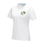 Dames promotie T-shirt van biologisch katoen GOTS 160 g/m2 Elevate NXT kleur wit weergave zeefdruk