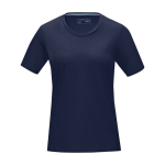 Dames promotie T-shirt van biologisch katoen GOTS 160 g/m2 Elevate NXT kleur marineblauw tweede weergave voorkant