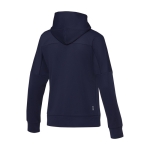 Dames sportjas bedrukken van polyester 245 g/m2 Elevate Life kleur marineblauw derde weergave achterkant