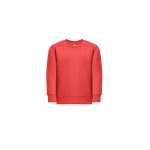 Katoenen en gerecycled polyester sweatshirt 300 g/m2 THC DELTA KIDS kleur rood eerste weergave