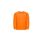 Katoenen en gerecycled polyester sweatshirt 300 g/m2 THC DELTA KIDS kleur oranje eerste weergave